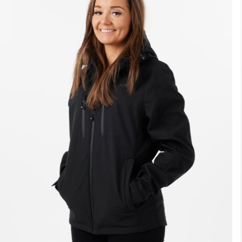 NWOT TOBE Vanta Softshell Jacket jet black 2xs